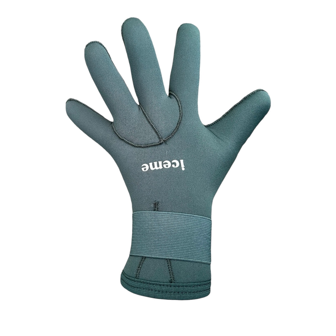 Isbadekit: hansker og sokker - Forest green
